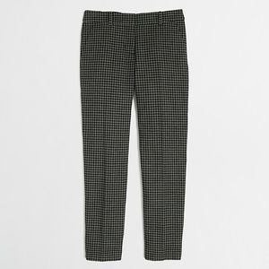 J. Crew Factory Skimmer pants in Houndstooth